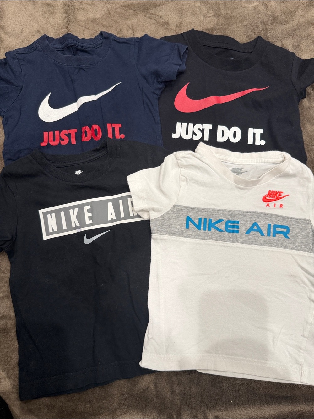 Nike Kids Short Sleeve T-Shirt Set - Navy, Black, White